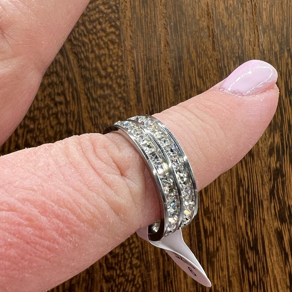 Double The Sparkle Ring - Size 9 - Picture 3 of 5